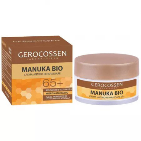 Creme cosmetice - Manuka Bio Crema Reparatoare 65+ 50ml Gerocossen