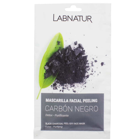 Sampoane si balsamuri - Masca de Fata Exfolianta cu Charcoal Negru 10ml LabNatur