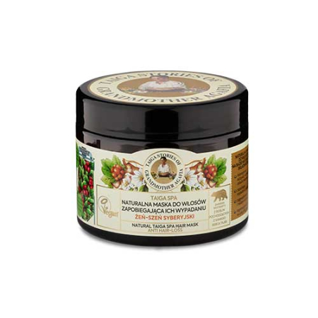 Ingrijire personala - Masca de par cu Ginseng Siberian, 300ml, Bunica Agafia