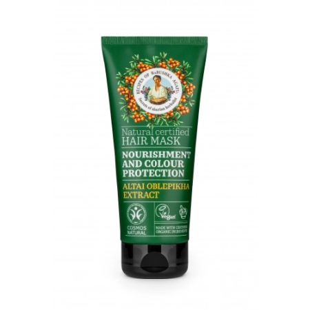 Cosmetice Bio si naturale - Mască de Păr pentru Protecția Culorii, 200ml, Bunica Agafia