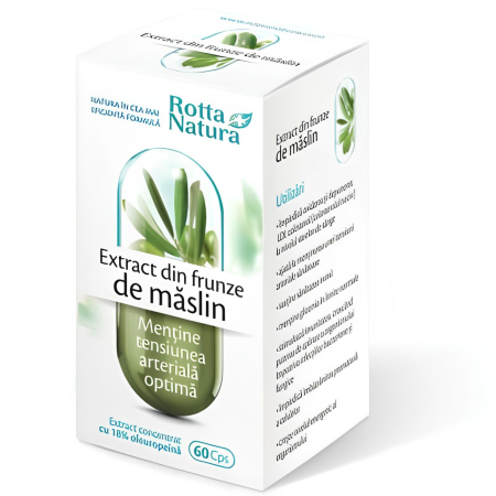 Cardiovasculare - Măslin extract de frunze, 30cps, Rotta