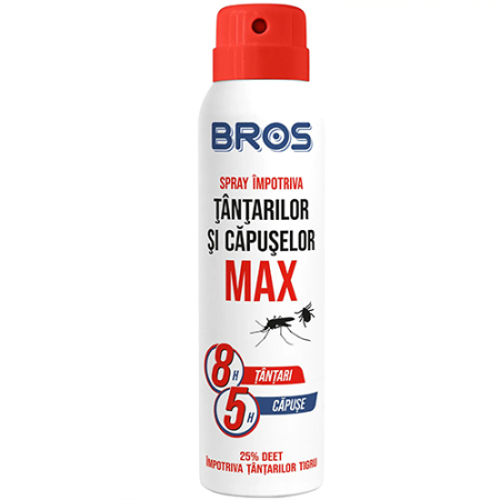 Spray-uri - Max Spray Impotriva Tantarilor si Capuselor 90ml Bros Nou