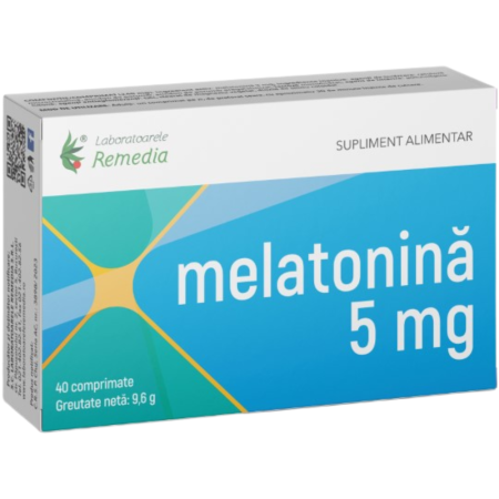 Somn usor - Melatonina 5mg 40cps Remedia