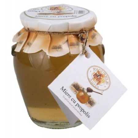 Miere - Miere cu Propolis, 400g, Fagurele Auriu