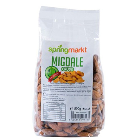 Seminte, nuci - Migdale crude 500gr