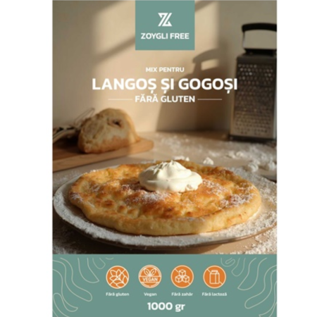 Paine, faina si mixuri fara gluten - Mix pentru Langos si Gogosi fara Gluten 1000g Zoygli Free