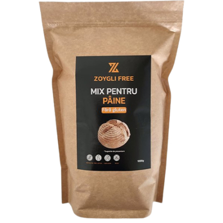 Paine, faina si mixuri fara gluten - Mix pentru Paine fara Gluten 1kg Zoygli Free