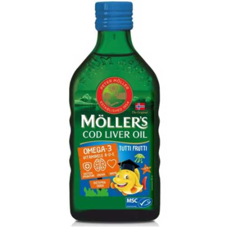 Mollers Ulei de Cod Tutti Frutti  250ml Pharma Brands [1]