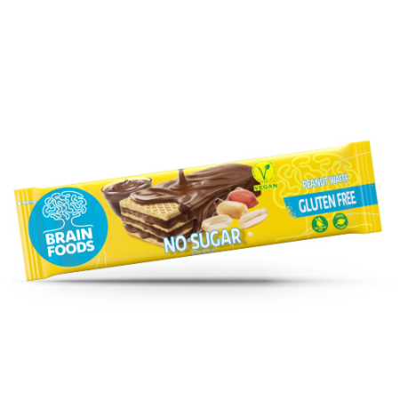 Dulciuri, patiserii fara gluten - Napolitane cu Crema Arahide, fara gluten, 40 g