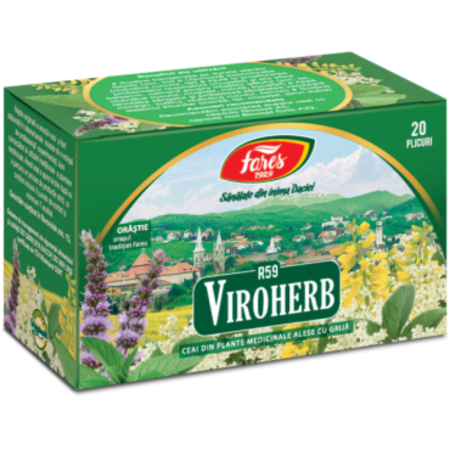 Atelierul de cafea si ceaiuri - NC-Ceai Viroherb 20 Dz Fares