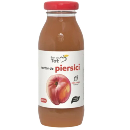 Nectar de Piersici, fara zahar, SGR, 300 ml, Bun de Tot [0]