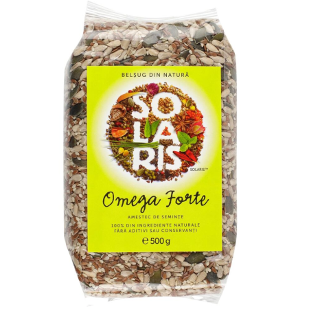 Seminte, nuci - Omega Forte Amestec Seminte 500gr Solaris