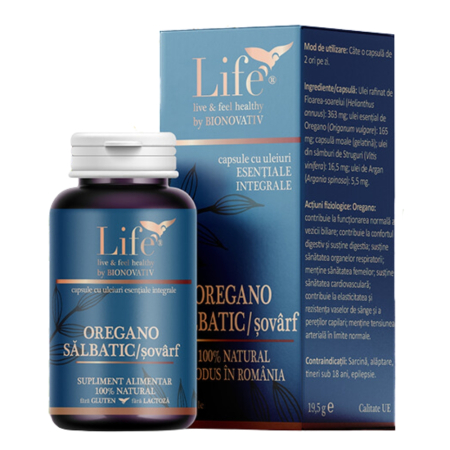 Oregano salbatic, capsule cu ulei esential, 30cps, Life by Bionovativ [1]