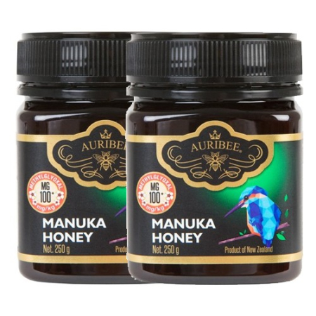 Miere Manuka - Pachet 1+1 Miere Manuka MG100+ 250gr Auribee