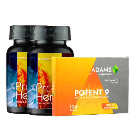 Potenta barbati - Pachet 2 X ProHerb & Potent 9