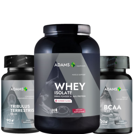 Produse sanatate sexuala - Pachet Izolat Zmeura & Tribulus & BCAA