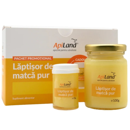 Alimente - Pachet Laptisor Matca Pur, 100g+25g, Apiland