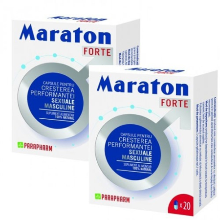 Potenta barbati - Pachet Maraton Forte 20cps X 2