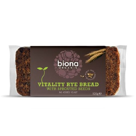 Paine Integrala de Secara Vitality cu Seminte Germinate Bio 500g [1]