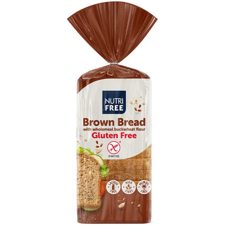 Paine, faina si mixuri fara gluten - Paine Integrala Feliata fara Gluten 300gr Nutrifree