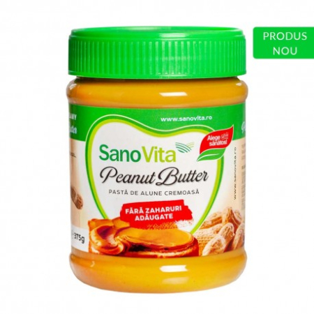 Pasta de Alune Cremoasa Fara Zahar 375gr Sanovita [0]