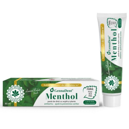Pasta Dinti Gennadent Menthol 80ml Vivanatura [0]