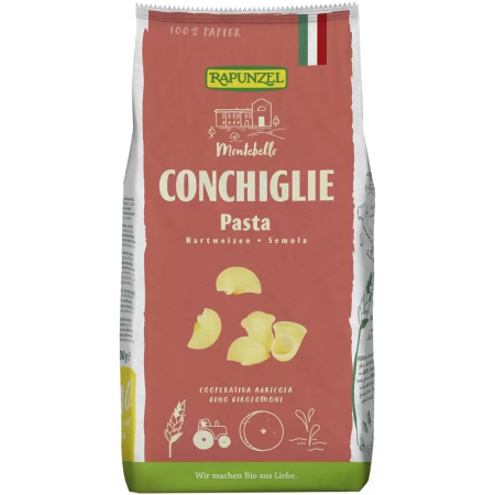 Paste - Paste Conchiglie Semola, Eco, 500g, Rapunzel