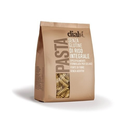 Paste fara gluten - Paste Fusilli din Orez Integral, 400gr, Dialcos