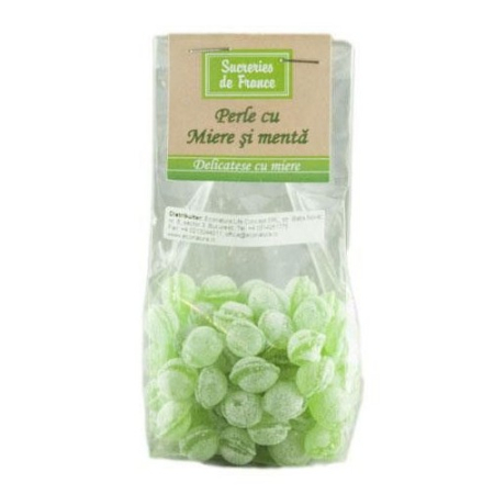 Bomboane - Perle Menta Apidava 100gr