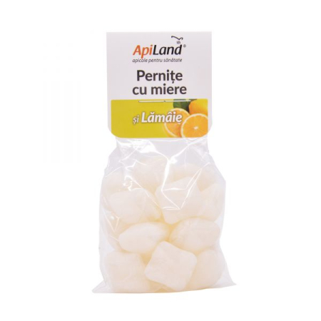 Bomboane - Pernite Cu Miere si Lamaie, 100gr, Apiland