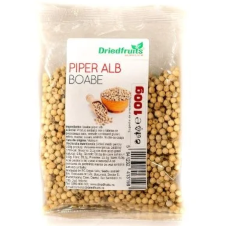 Insula de mirodenii - Piper Alb Boabe 100gr, Driedfruits