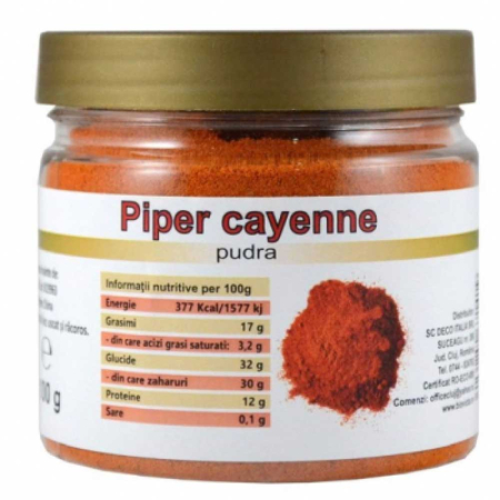 Piper Cayenne Macinat, 100g, Deco Italia [0]