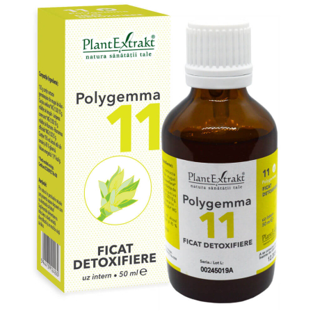 Detoxifiere - Polygemma 11 -Ficat Detoxifiere- 50ml Plantextrakt