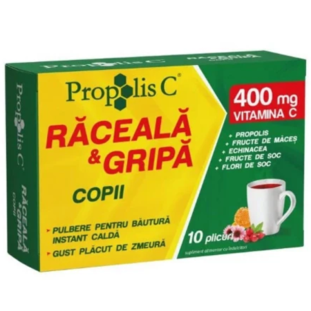 Imunitate - Propolis C Raceala si Gripa Copii 10pl Fiterman