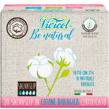 Protej Slip Ultra Subtire Bumbac 20buc  Vivicot [0]