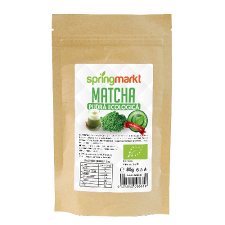 Pudra ecologica de Matcha, 80g, Springmarkt [0]