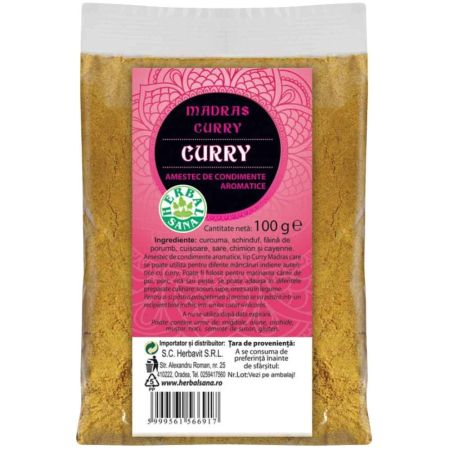 Pulbere Curry, 100g, HerbalSana [1]