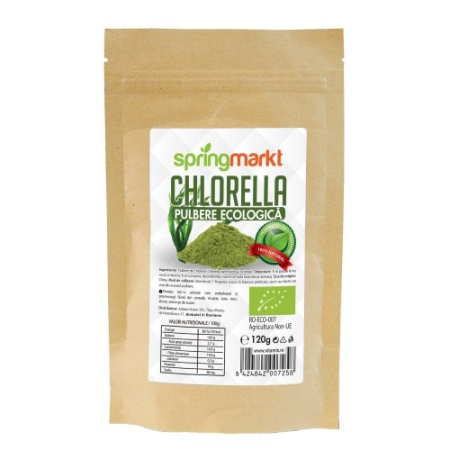 Superalimente - Pulbere de Chlorella, ecologica, 120g, springmarkt