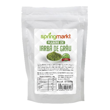Superalimente - Pulbere de Iarba de Grau, 250g, springmarkt
