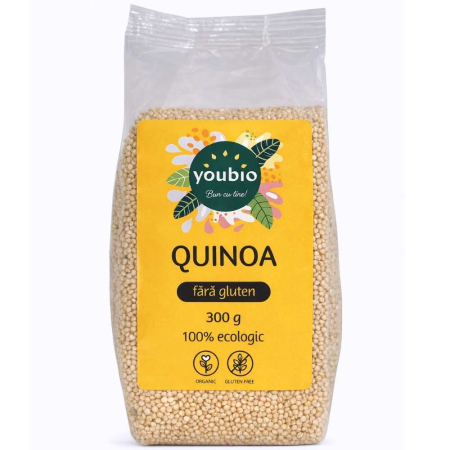 Quinoa, fara gluten, organic, 300g, youbio [8]