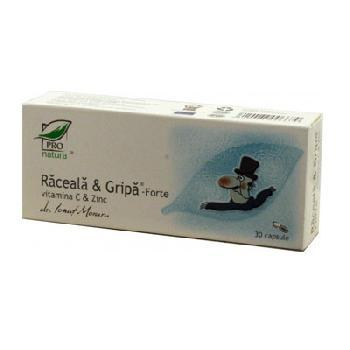 Raceala Si Gripa Forte 30cps Pro Natura [1]