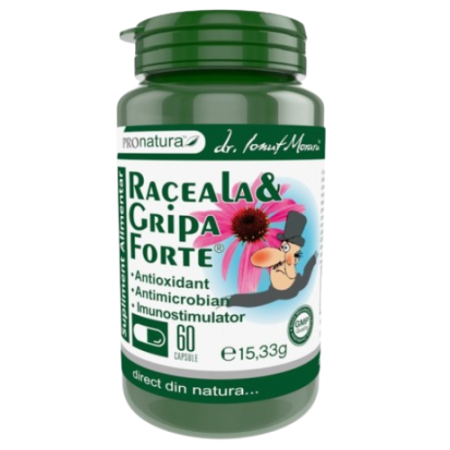 Raceala si Gripa Forte, 60cpr, Pro Natura [0]