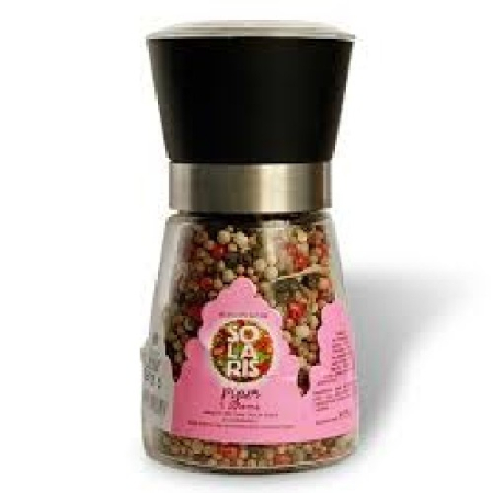 Condimente - Rasnita Reutilizabila Piper 5 Arome 75gr Solaris