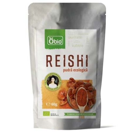 Imunitate - Reishi Pulbere Raw Bio 60gr Obio