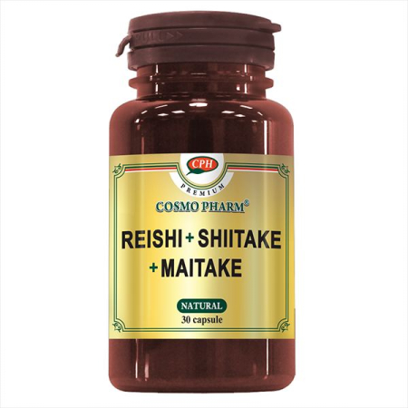 Imunitate - Reishi Shitake Maitake, 30cps, Cosmopharm