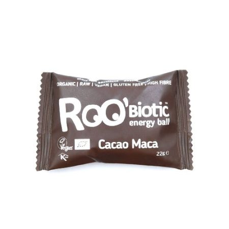 ROObiotic Bila Energizanta cu Probiotice -Cacao si Maca- Bio 22g [0]