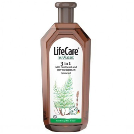 Cosmetice Bio si naturale - Sampon 3 in1 cu pantenol si PHYTOCOMPLEX, 500ml, Life Care