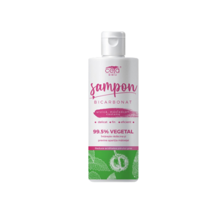 Sampoane si balsamuri - Sampon 99.5% Vegetal cu Bicarbonat 200ml Ceta