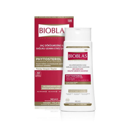 Cosmetice Bio si naturale - Sampon Anticadere Par Phytosterol Crestere Sanatoasa 360ml Biobl