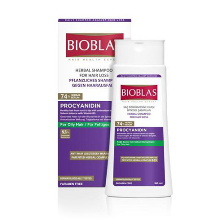 Sampoane si balsamuri - Sampon Anticadere Par Prociadina Par Gras 360ml Bioblas
